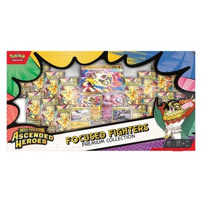 Ascended Heroes Focused Fighters Premium Collection Box *BESCHREIBUNG LESEN*