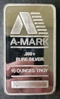 A-Mark 10oz Silver Bar