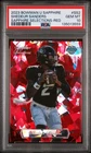 2023 BOWMAN U CHROME RED #SS2 SHEDEUR SANDERS 3/5 PSA 10