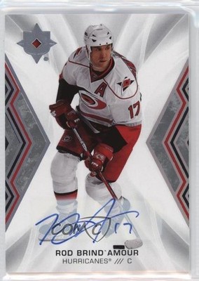 2021-22 Ultimate Collection Legends Rod Brind'Amour Brind`Amour #89 Auto 1te7