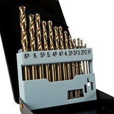 COMOWARE Cobalt Drill Bit Set 21Pcs M35 1/16"-3/8" 21 pack 