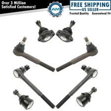 8 Piece Steering & Suspension Kit Front Ball Joints w/ Inner Outer Tie Rod Ends