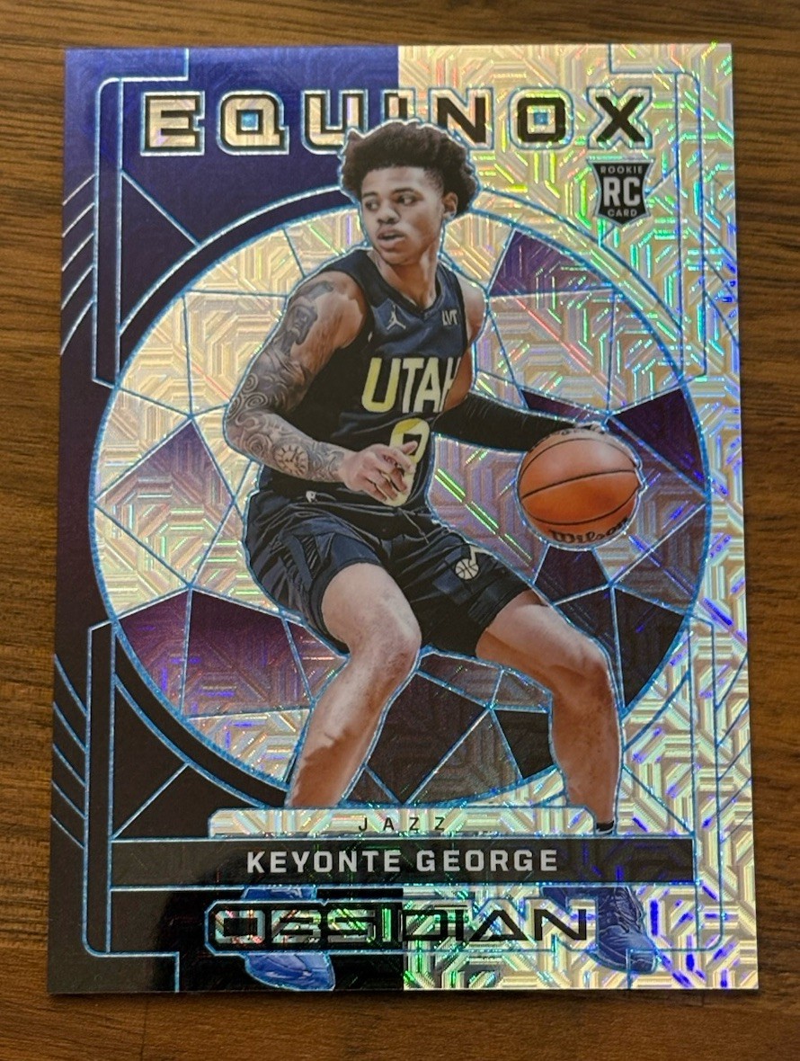 Keyonte George 2023-24 Obsidian Equinox Deep Sea Mojo Prizm 3/5 Rookie # match