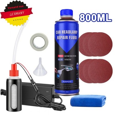 5+800g Scheinwerfer Politur Kfz Aufbereitung /Bedampfen/Reparatur/Autopolitur