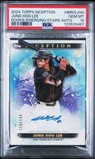 2024 Topps Inception Rookie/Emerging Stars Auto/149 Jung-Hoo Lee PSA 10💎Pop 1💎
