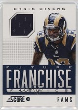 2013 Score Future Franchise Fabrics Chris Givens #FR-CG 06xp