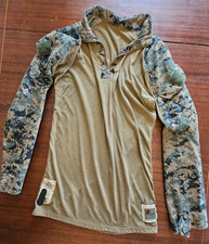 Marine Corps Woodland Marpat Frogs Combat Shirt Medium Long