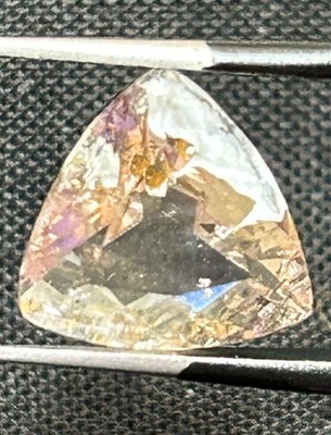 PFS-1 Pink Fire Quartz Covelite 3.35ct 11x11x6mm One Mine