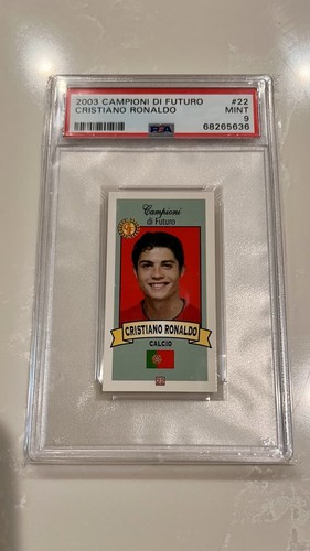2003 Campioni Di Futuro Cristiano Ronaldo Rookie #22 PSA 9  Mint Portugal RC