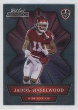 2021 Wild Card Alumination NIL Collegiate Edition Aqua /249 Jadon Haselwood 2b2