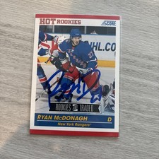 2010-11 Score Rookies & Traded Signatures Ryan McDonagh #632 Auto RC Steiner