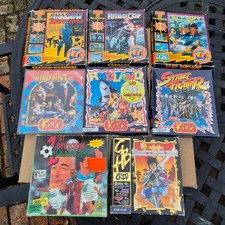 Bundle of 8x Boxed Video Game for the Atari ST Computer - Robocop Street Fighter