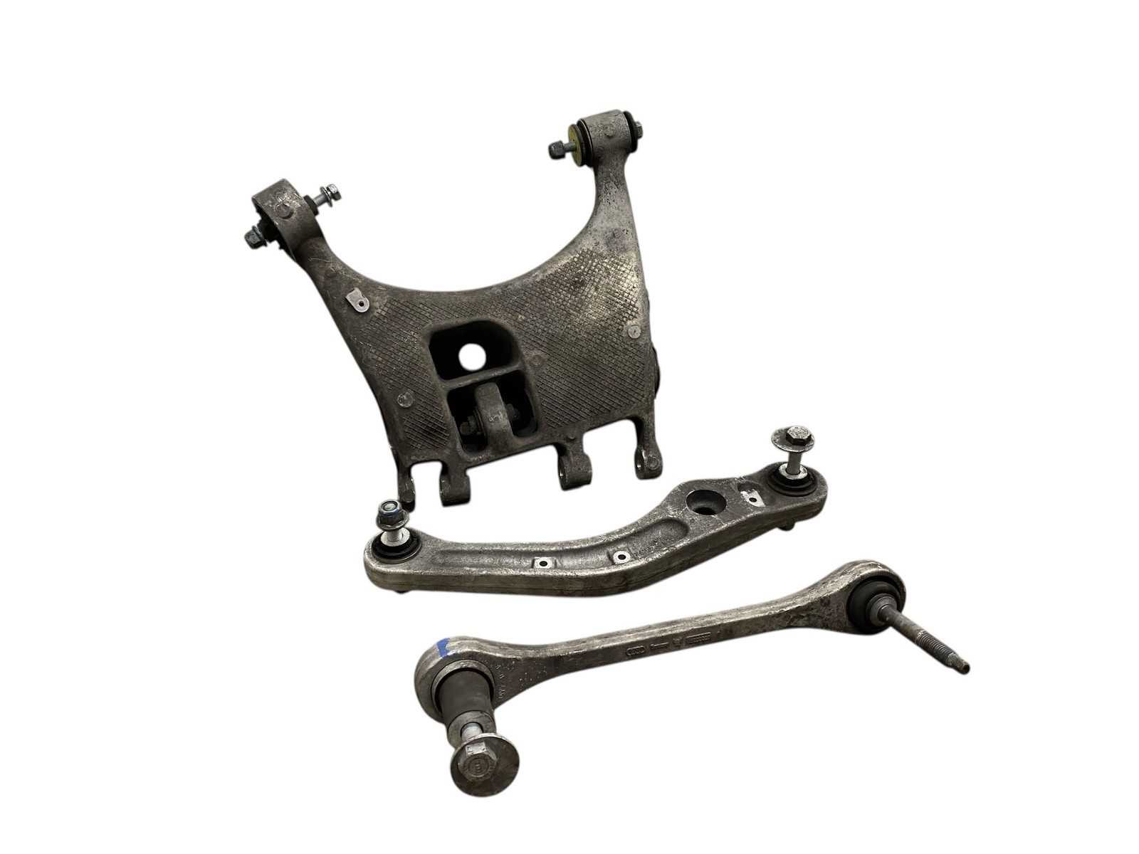 2015 BENTLEY CONTINENTAL 4.0L V8 S RH RIGHT REAR LOWER & UPPER CONTROL ARM SET 3