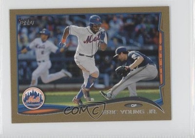 2014 Topps Mini Gold 34/63 Eric Young Jr #436 4e3