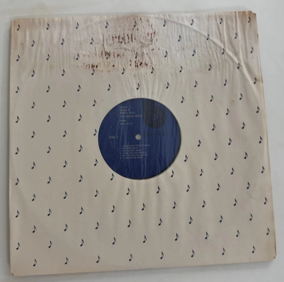 Thelonious Monk "Genius Of Modern Music Vol.1" LP- Blue Note BST 81510 NM SHRINK - Image 3 of 4