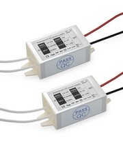 DC 12V Power Supply Driver Transformer - 15W Waterproof IP67 120VAC to 12V DC Co