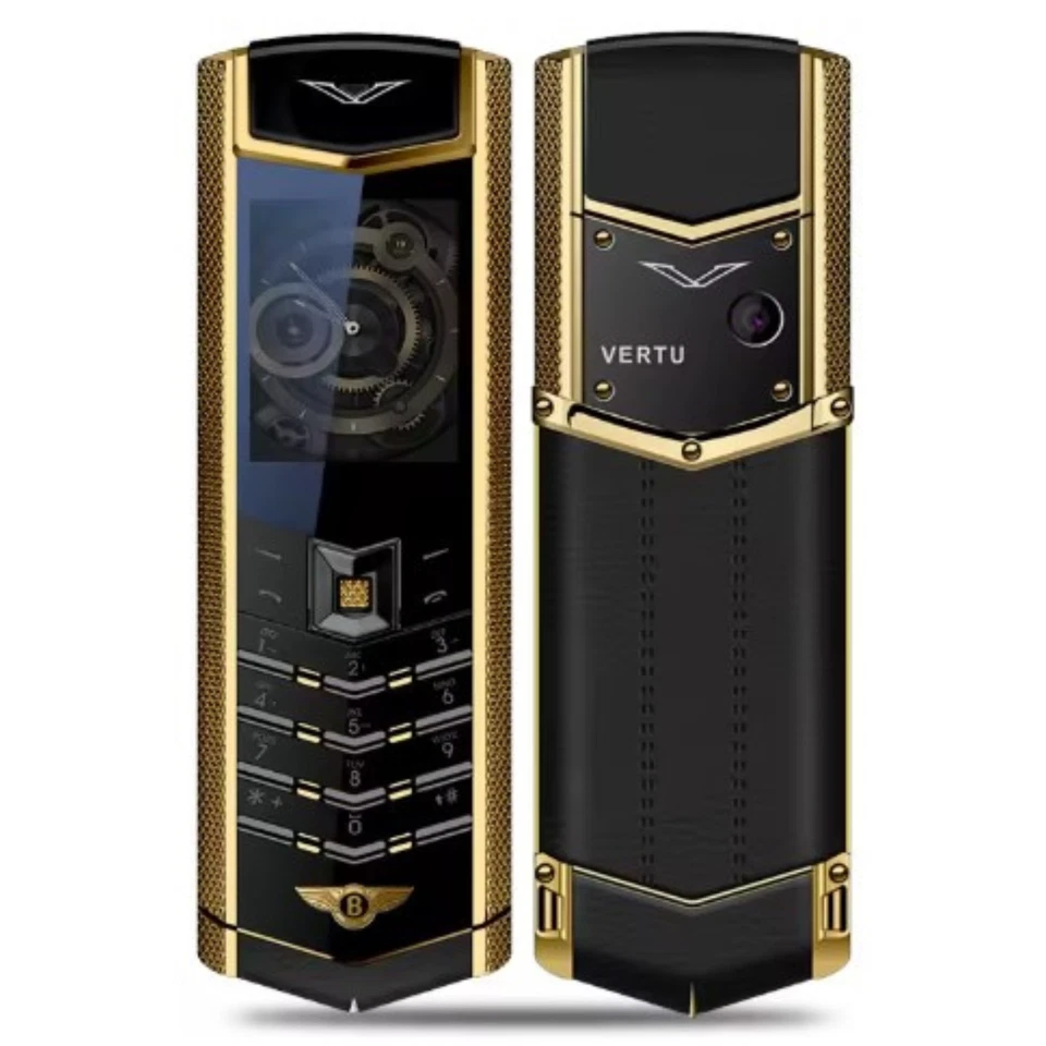 Teléfono Móvil VERTU V9 Metal Lujo Bar Teléfono K9 Doble Sim Teléfono Celular Bluetooth Reino Unido Foto 2 de 4