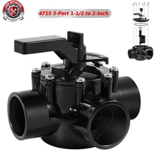 For 4715 Jandy NeverLube Diverter Valve Positive Seal 3-Port 1-1/2" to 2" Pipe