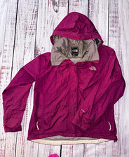 The North Face HyVent Women  s L Regular Purple Hooded Full Zip Rain Jacket