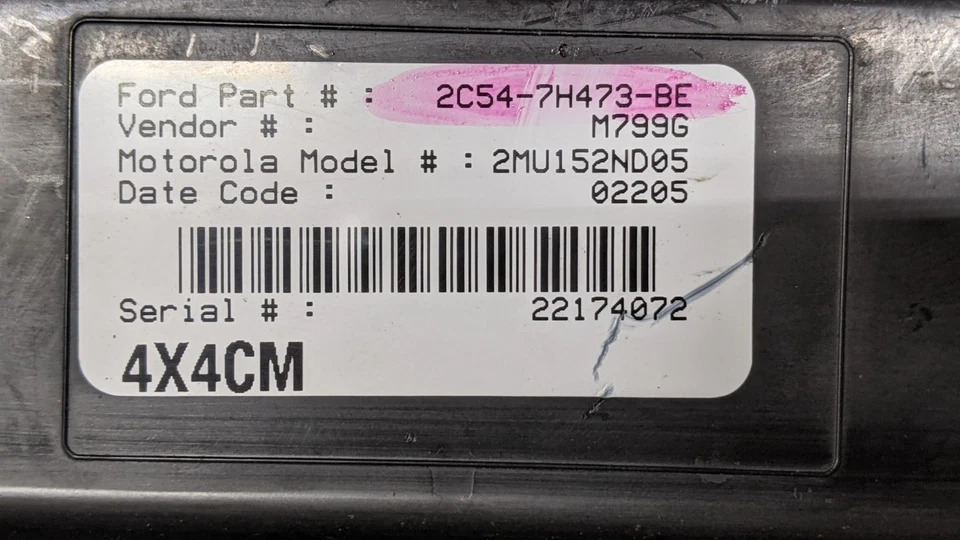 2002-03 Ford Explorer caixa de transferência módulo de controle de computador TCCM 2C54-7H473-BE - Imagem 3 de 3