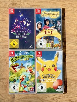 Nintendo Switch Game Sammlung 4 Games 1x Pokémon