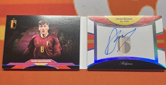 Alexis Saelemaekers - Daka Belgium - Booklet - On Card Auto /10 - Jerseynumber