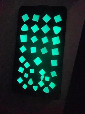 Ye Ming Zhu Facets UV Phosphorescent Glow In The Dark For jewelry