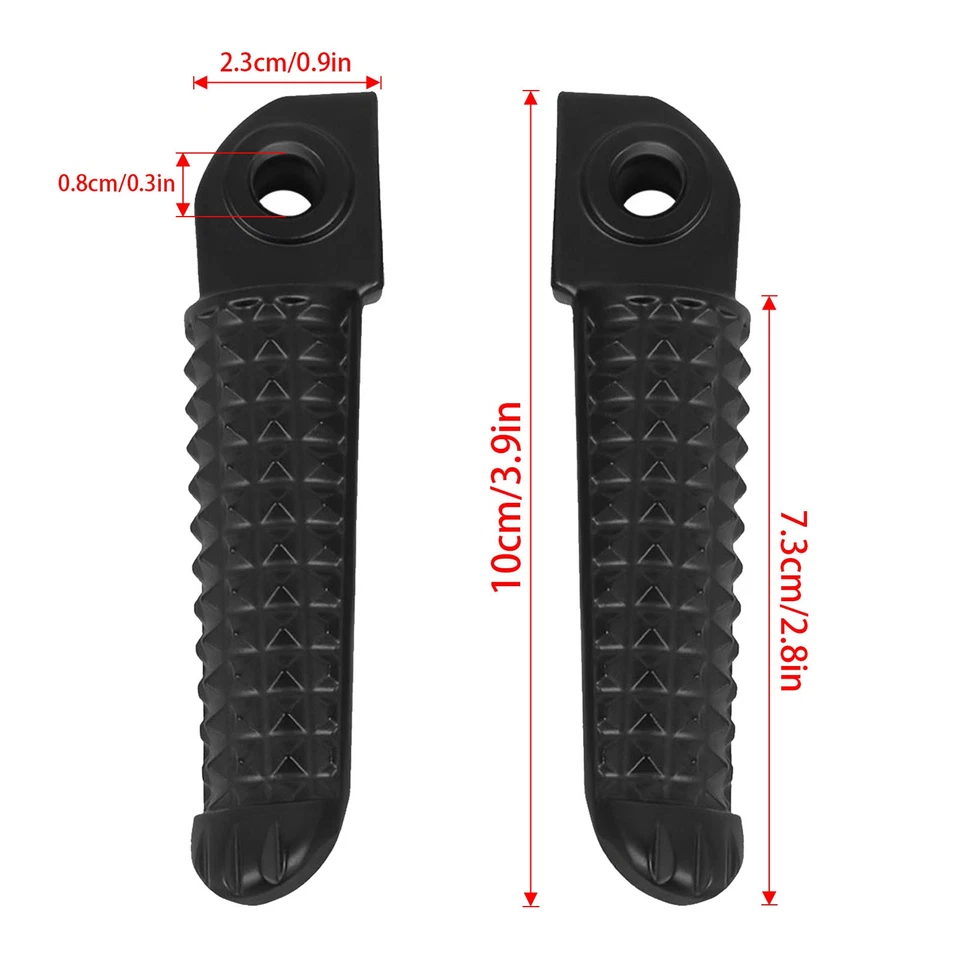 For Yamaha YZF-R7 2022-25 YZF-R1 R1S R1M 2015-25 YZF-R6 Rear Foot Pegs Footrest - Image 3 of 4