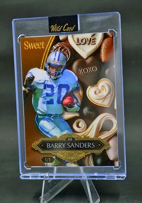 2026 Wild Card Sweet Football LOVE Barry Sanders #SWLDC1-BS 1/1 Detroit Lions