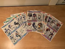 Lot 8 McDonalds 1993 NFL GameDay Limited Edition Uncut Sheets Seahawks Broncos