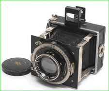  Vintage Kochmann Korelle P strut-folding camera w. Zeiss Tessar 2.8/7.5cm lens