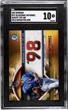 2023 Bowman - Bowman Scouts Top 100 Anthony Gutierrez #BTP-98 Gold Refractor /50