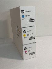 Lot OF 3 GENUINE HP 410A - CF411A CYAN/CF412A YELLOW / CF413A MAGENTA TONER NEW