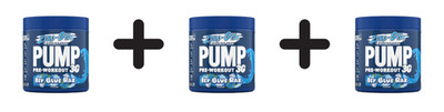 3 x Applied Nutrition Pump 3G Pre-Workout (Zero Stimulant), Icy (66,62 EUR/kg)