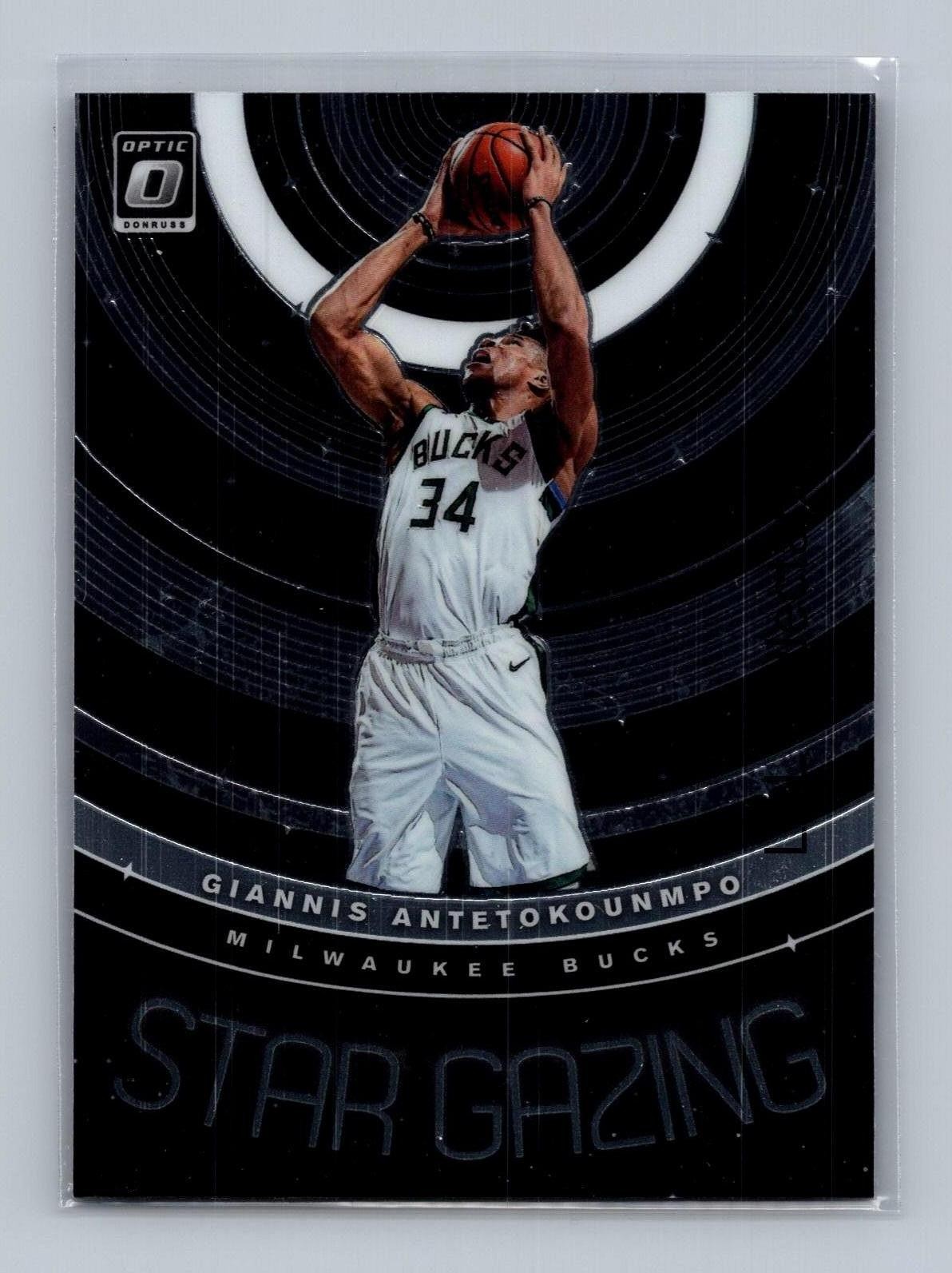 2019-20 Donruss Optic #14 Giannis Antetokounmpo Star Gazing