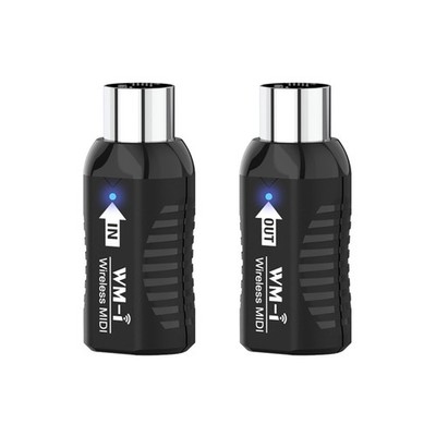 Wireless MIDI Adapter Rechargeable Audio Transmitter Receiver 2.4GHz Ultra-Lo...