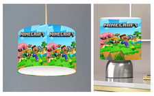 PIXELS MINECRAFT choose from Ceiling Light Shade, Touch Lamp or Bundle