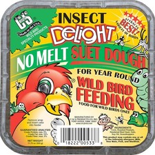 Bird Feed Suet Dough 12 oz No Melt Dehydrated Insects for Wild Bird Feeding