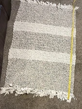 Beautiful Hand Crocheted Rag Rug By An Artist Near Gatlinburg TN. It Weighs 5 Lb