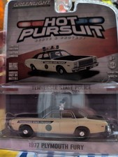 Greenlight 1:64 Hot Pursuit 1977 Plymouth Fury Tennessee State Trooper Police