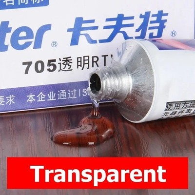 Kafuter RTV Silicone Glue K-704 705 704B Industrial Adhesive Black White 45g