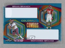 2023 Leaf Vivid Pre-Production Proof Teal Clear Unsigned 1/1 Brian Branch 4z8