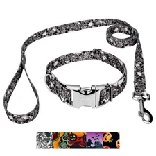Country Brook Petz® Premium Dog Collar and Leash - Halloween Collection