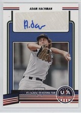2023 Panini USA Baseball Stars & Stripes Adam Hachman #18U-AH Auto 14lc