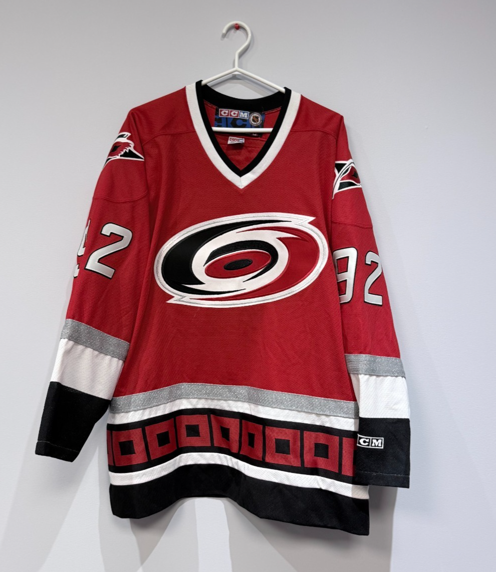 Jeff O'Neill Red Carolina Hurricanes Jersey – Men's XL – NHL – New