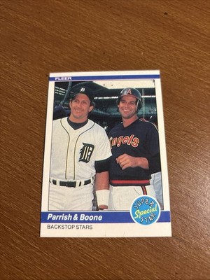 1984 Fleer Lance Parrish / Bob Boone #637 Baseball Card