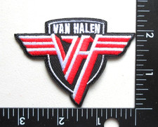 Van Halen Rock Band Music Battle Vest Jacket Concert Embroidered Iron On Patch Van Halen Rock Band Music Battle Vest Jacket Concert Embroidered Iron On Patch