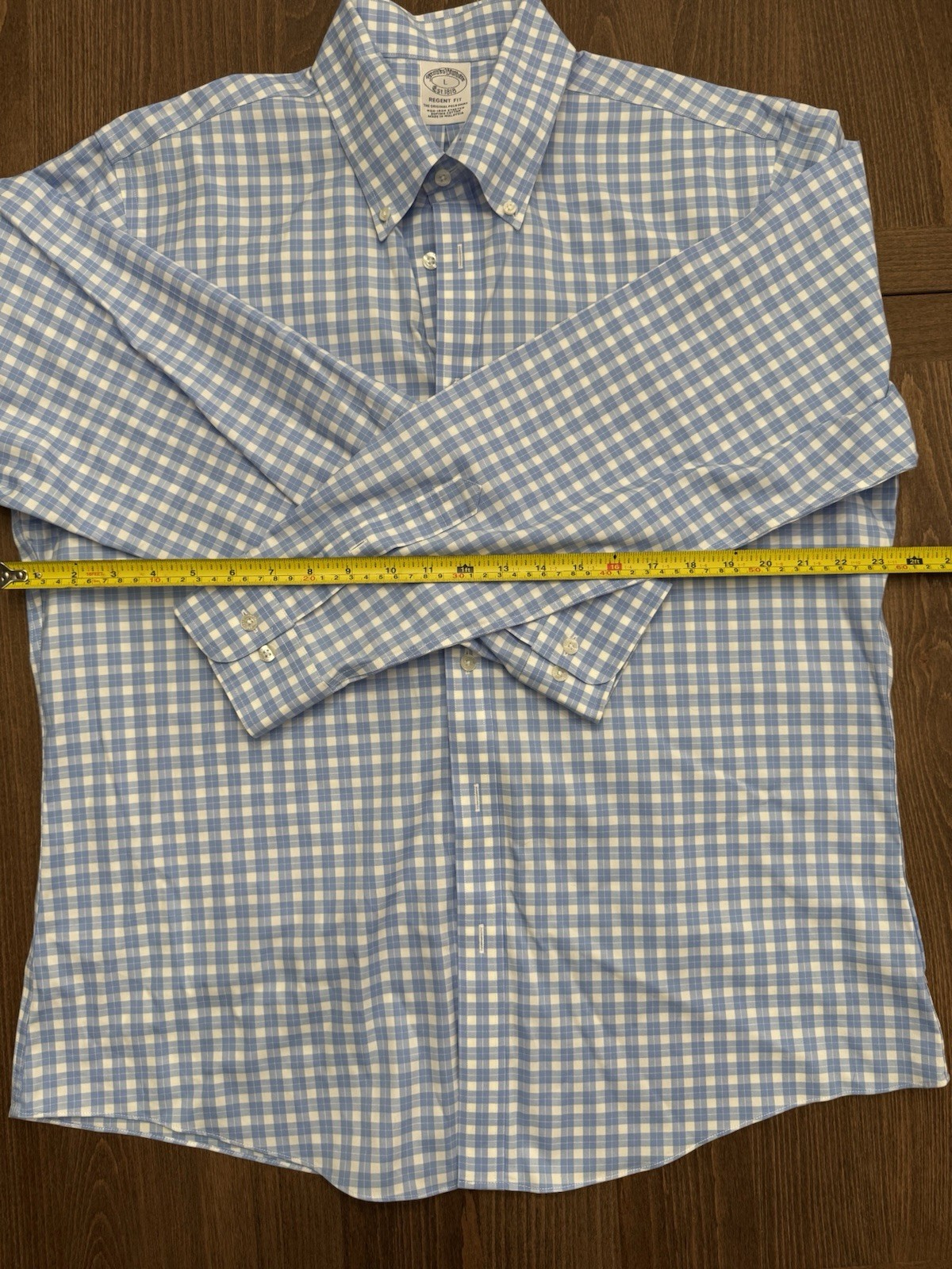 Brooks Brothers Regent Button Up Dress Shirt - Size Large