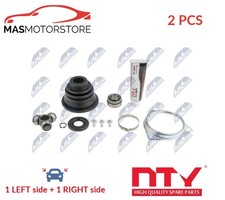 DRIVESHAFT CV JOINT KIT PAIR TRANSMISSION SIDED FRONT LEFT NTY NPW-MS-041 2PCS V