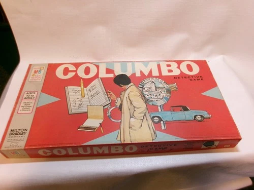 Columbo Detective Game 1973 Milton Bradley Complete Great Condition Vintage Rare
